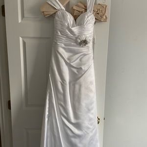 Custom Made White Ball Gown